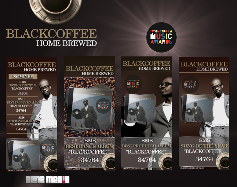  DJ Blackcoffee Metro FM Awards badges by ThaboThabiso on 