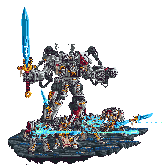 Pixel Grey Knights by SteelJoe