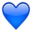 Blue Heart Emoji by catstam