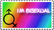 I'm bisexual. STAMP by Cute-Polly