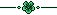 Pixel Flower Divider - Green