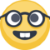 Facebook Nerd Face emoji