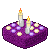 Ube Cake Type 2 with candles 50x50 icon