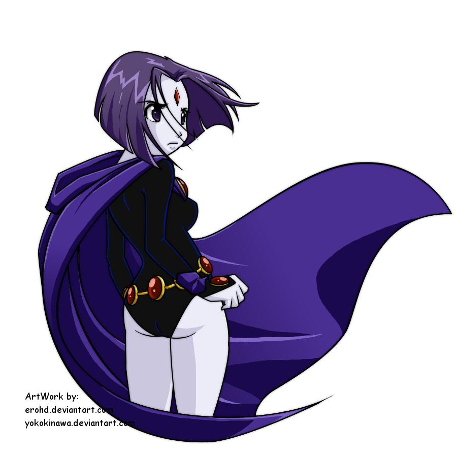 Young Raven Anime [Teen Titans][Wallpaper] by sgcassidy on 