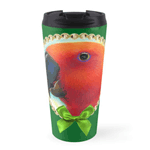 Eclectus Parrot Realistic Painting Travel Mug