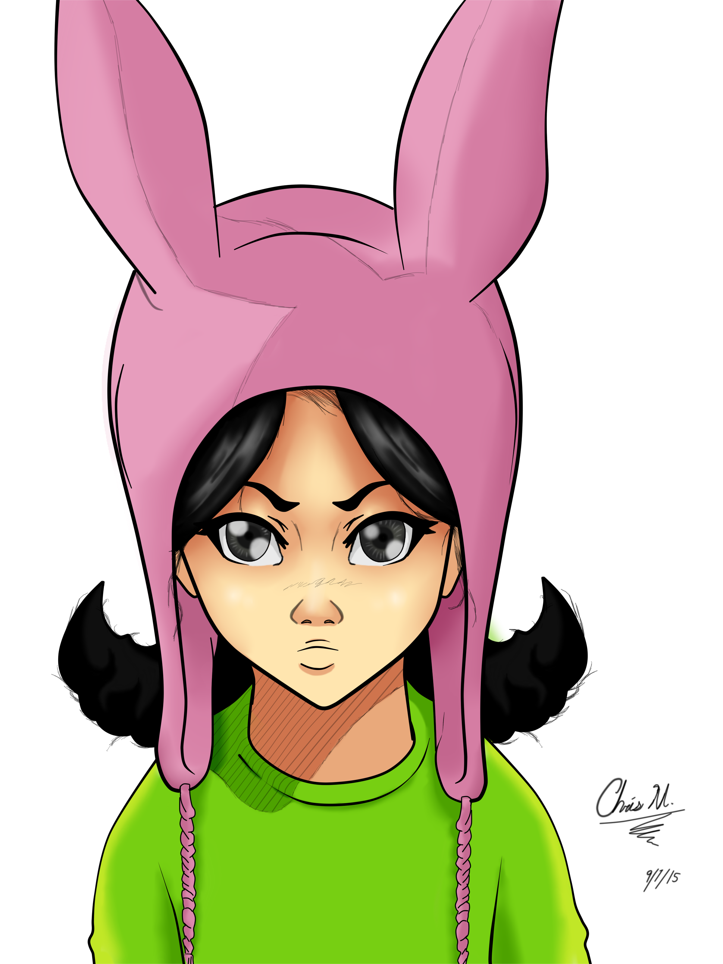 Louise Belcher (Draw It Again) by ChrisMcClary on DeviantArt