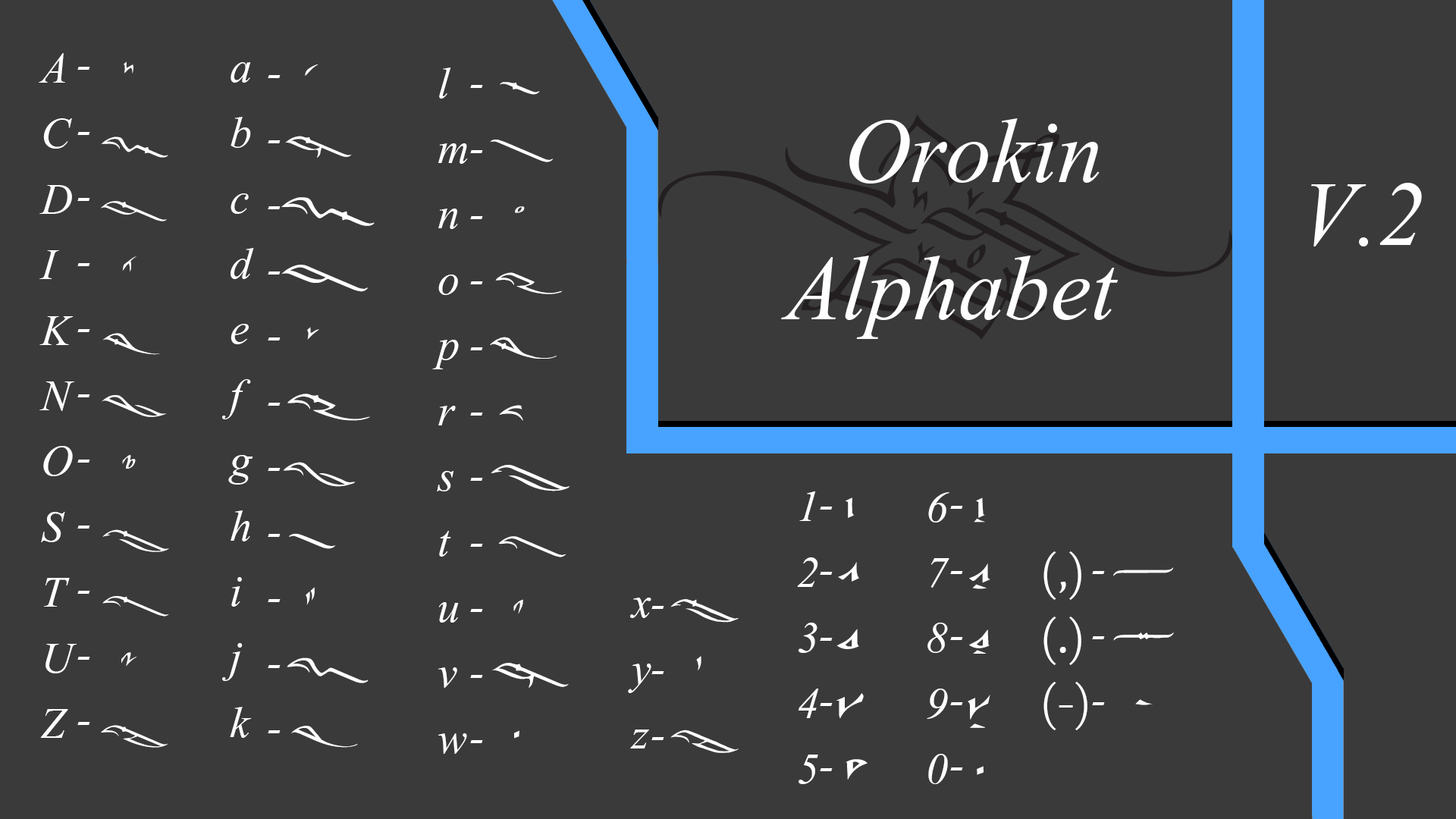 Orokin Language V.2 by Dylexy on DeviantArt