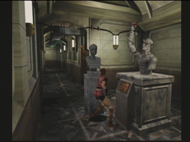 Stone Statue Corridor, 3F West Stairwell, 2F Showers and Locker Room Pushing01_by_residentevilcbremake-dcpt11h