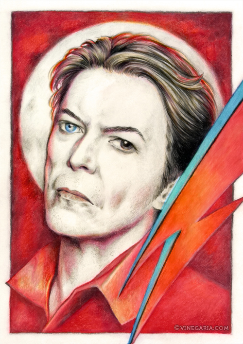 David Bowie tribute by vinegar on DeviantArt