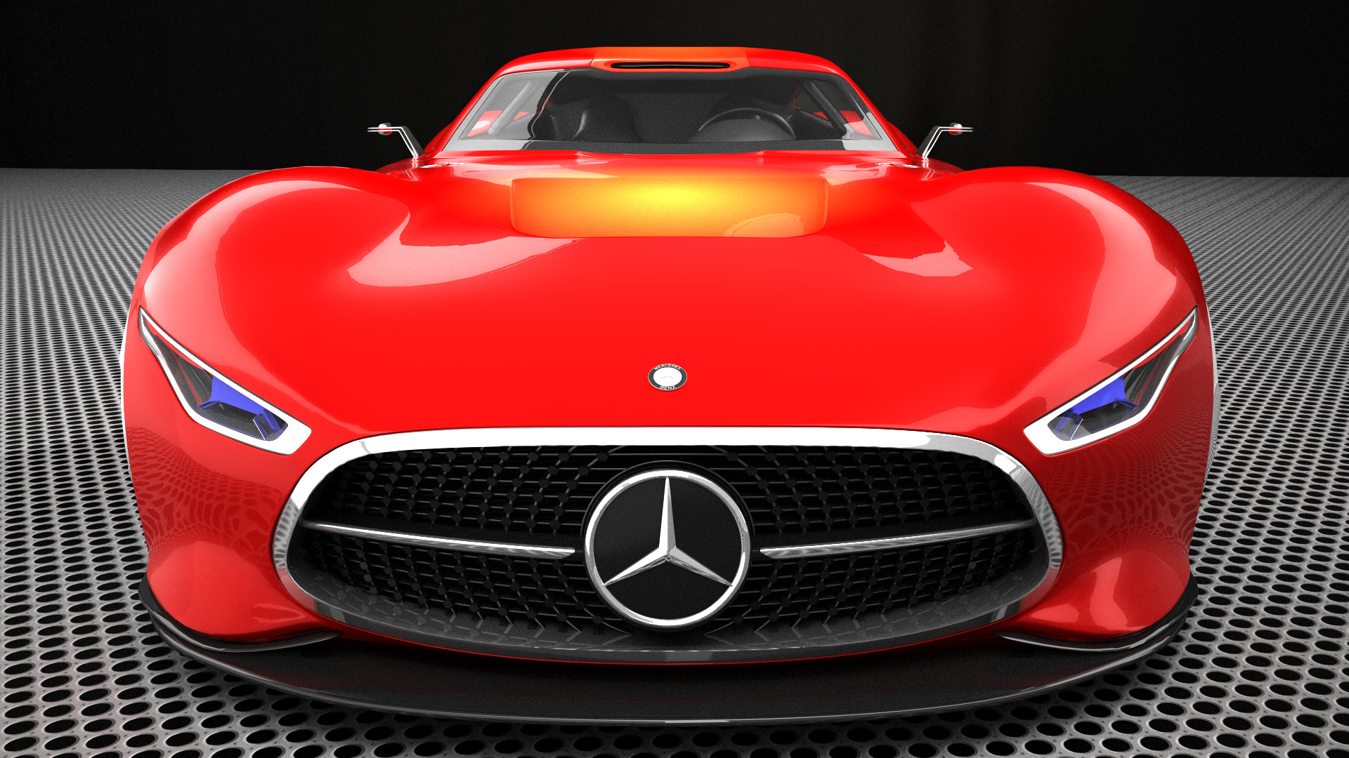 Mercedes Vision Concept front V000 by bacarlitos on DeviantArt