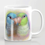 Pacific Parrotlet Parrot Realistic Painting Mug
