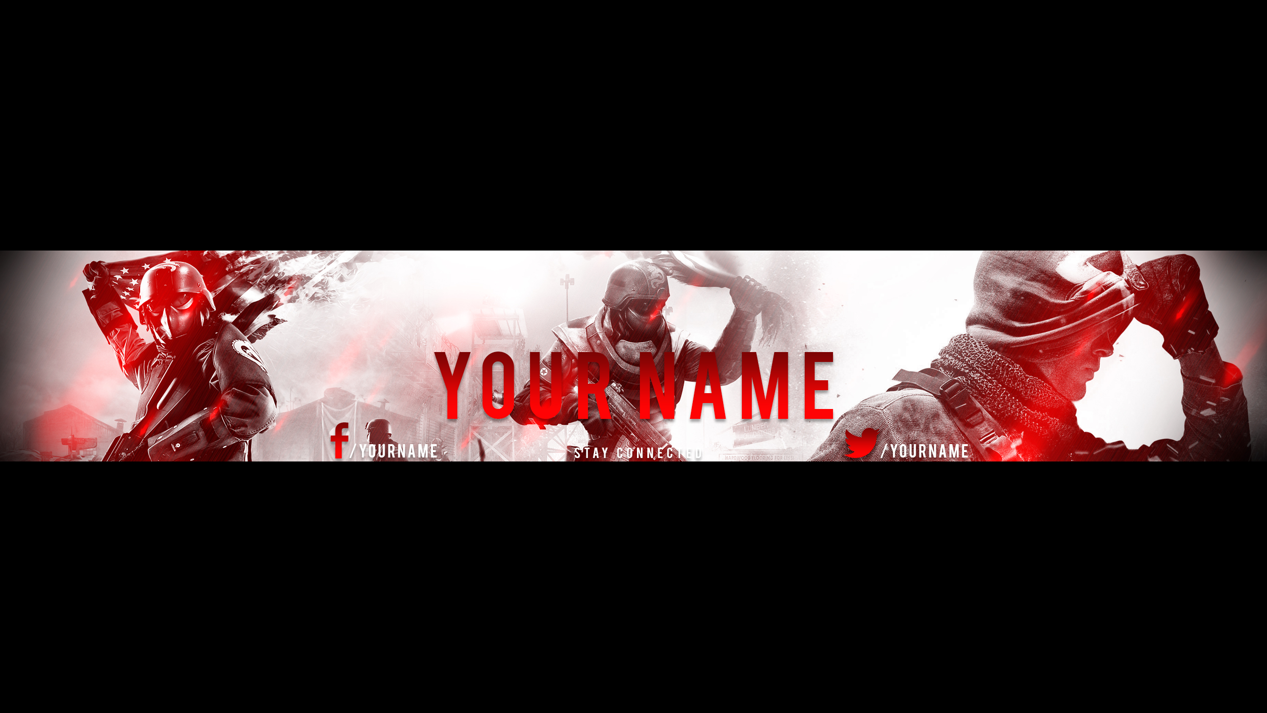 Red gaming banner by Heiwa-Graphiste on DeviantArt