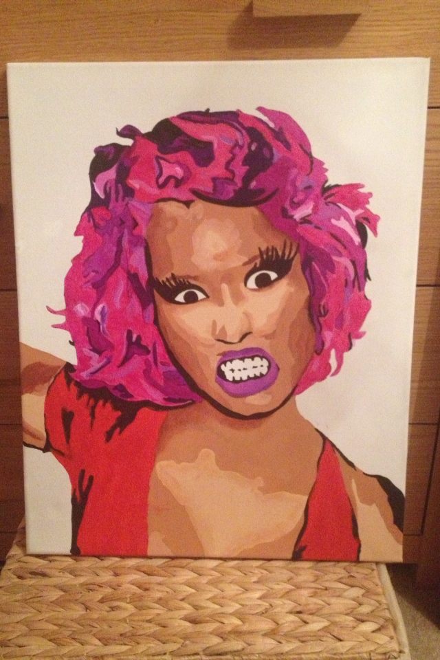Nicki Minaj Painting by JodieWillmott on DeviantArt