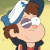 Dipper Pines Getting patted On The head Icon