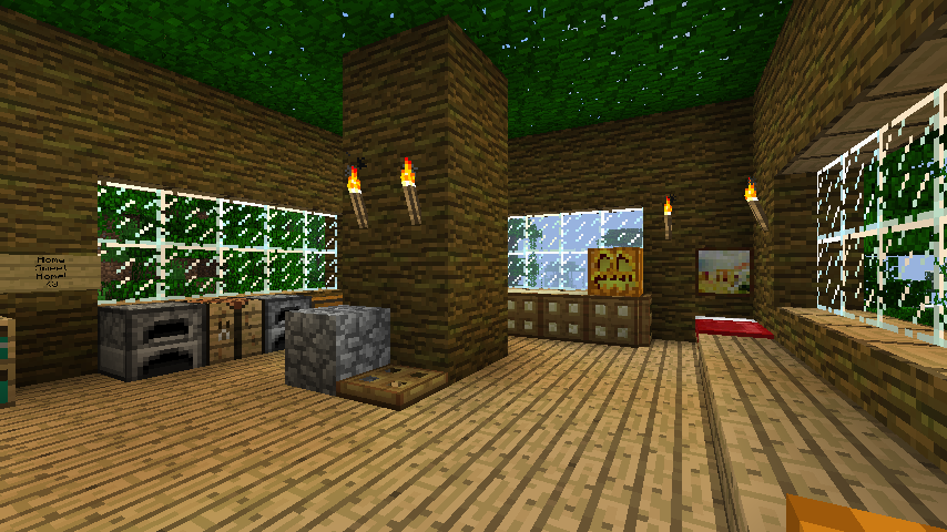My Minecraft TreeHouse Internal View by TerryBlack on DeviantArt