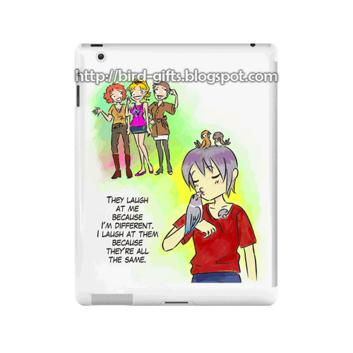 Being different is awesome iPad case