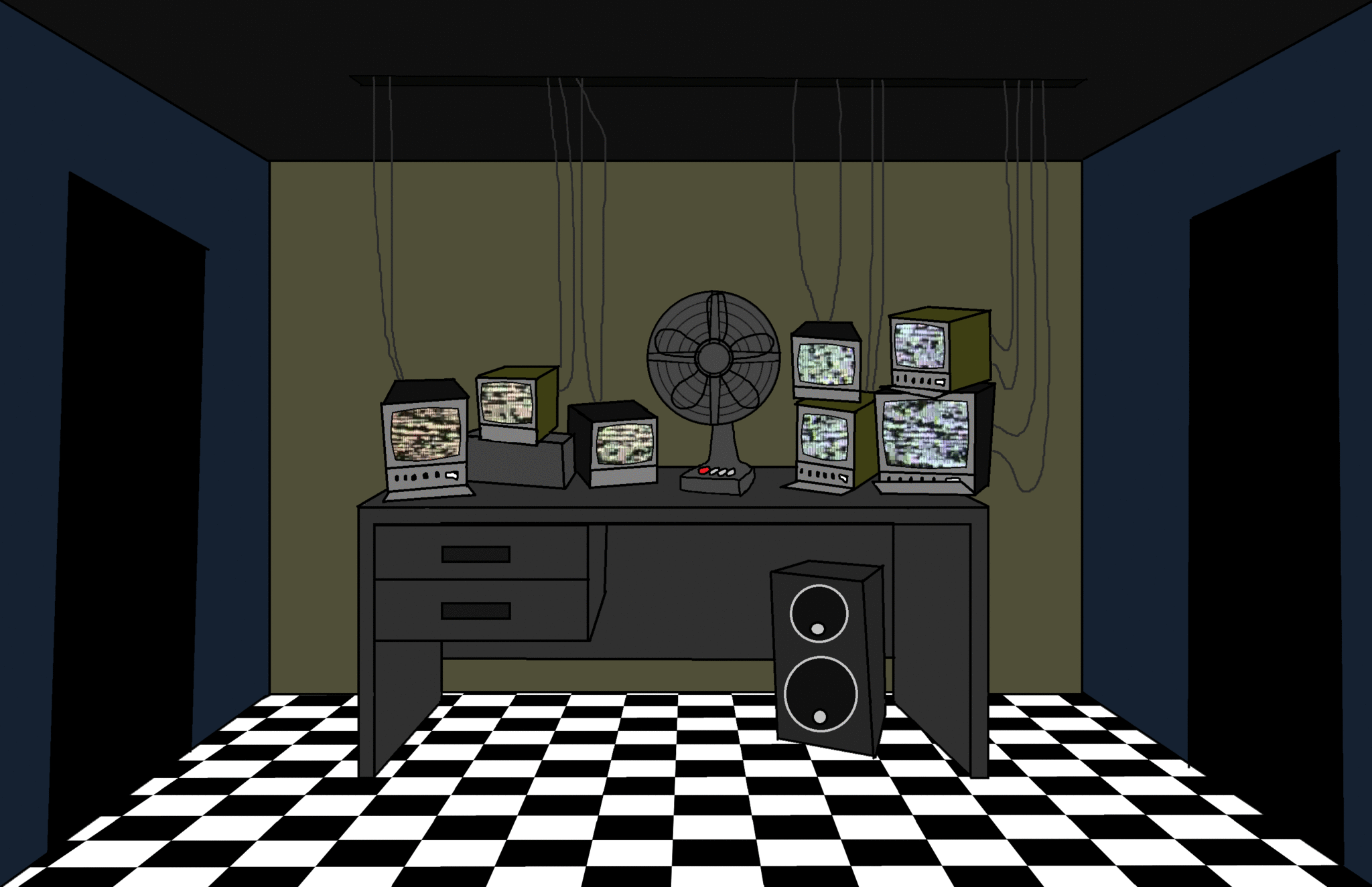 Photo Collection Fnaf Office Animated Background