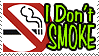 NO SMOKE STAMP by schtolz
