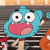 Gumball Cheering and Bugging Out Icon
