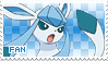 Glaceon Fan Stamp by Skymint-Stamps