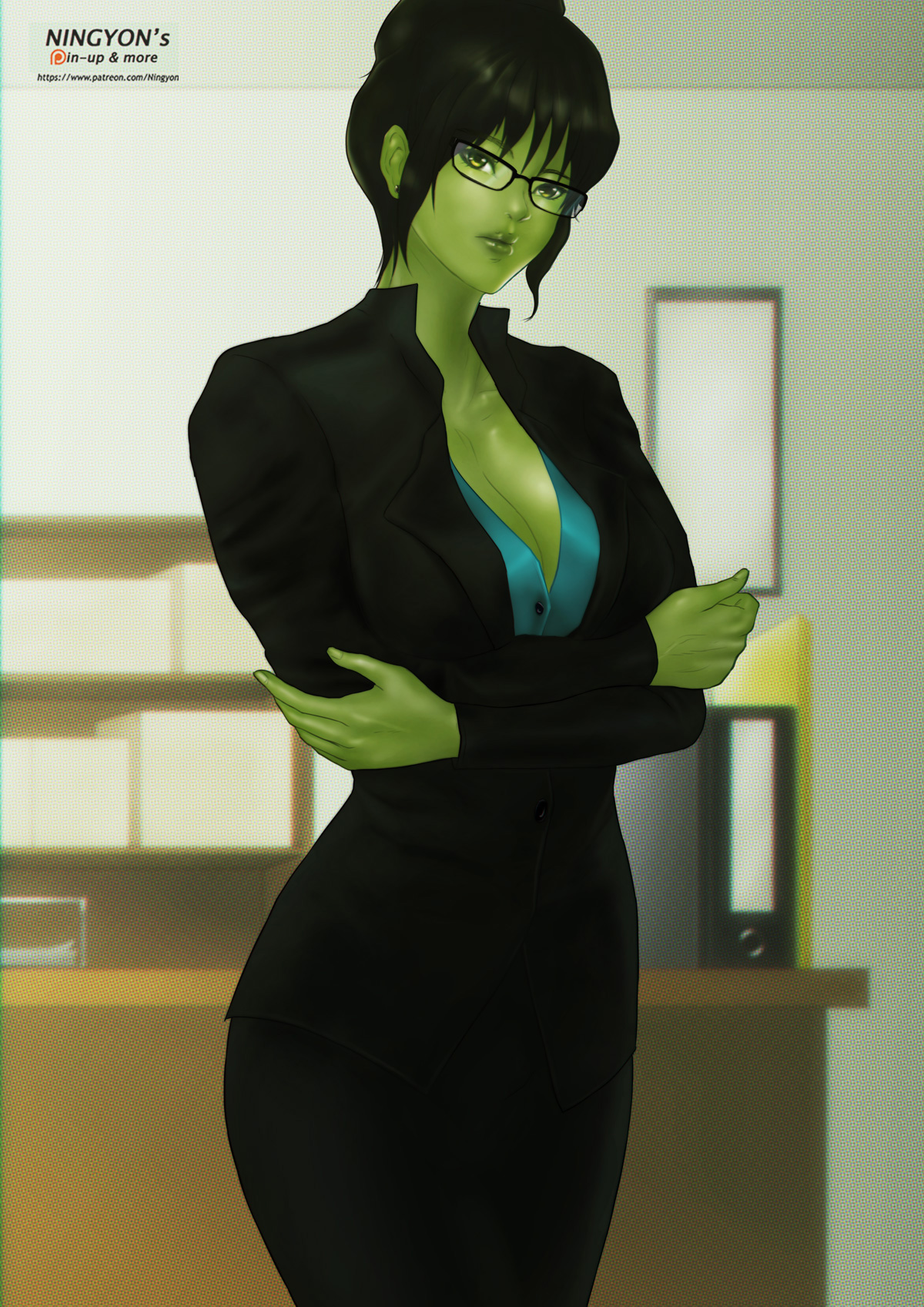 [Attorney She-Hulk] by NaaN-AnA on DeviantArt