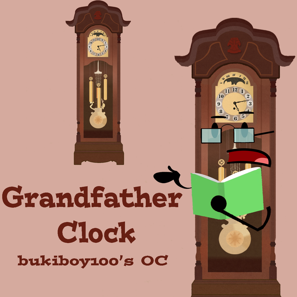 OC Request #20 - Grandfather Clock by MatrVincent on DeviantArt