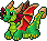 Pixel: Pixel Emoticon ~Western Dragon