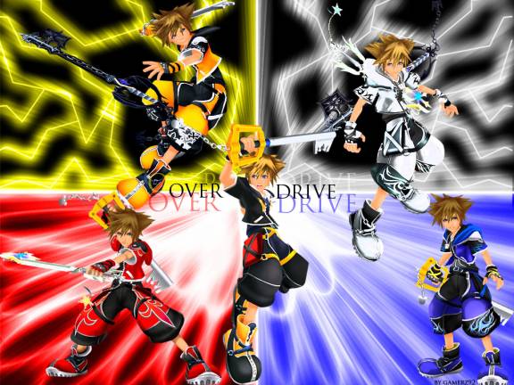 Sora Drive Forms Kingdom Hearts 2