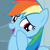 Rainbow Dash (snow pony) plz