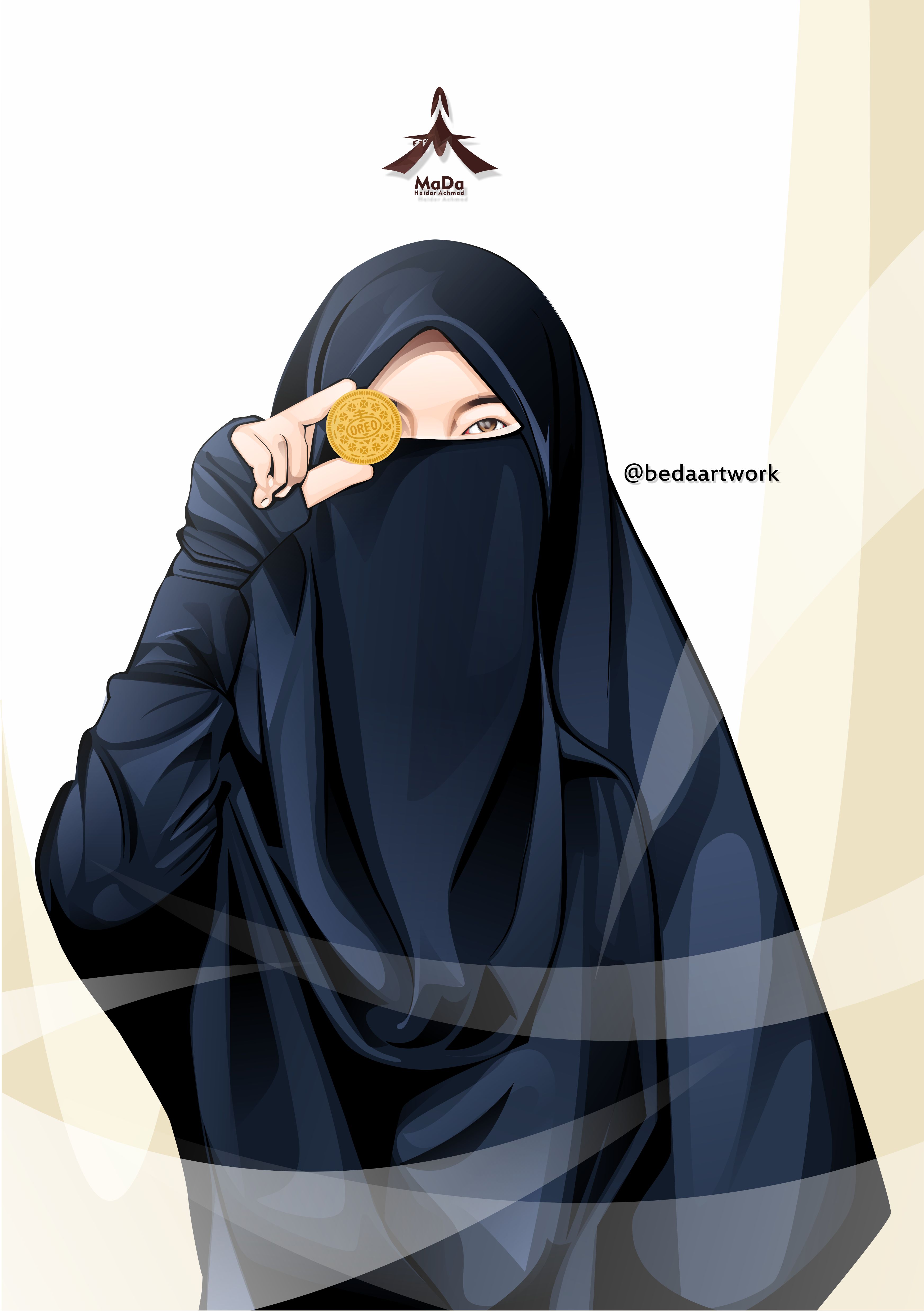 Top Gambar Kartun Muslimah Syari Top Gambar