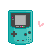 Teal GameBoy Color Avatar by Kezzi-Rose