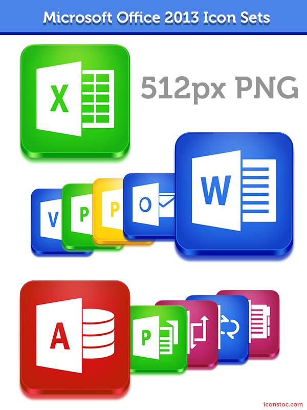 Microsoft Office 2013 Icon Sets By Azisher On Deviantart