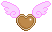 winged Chocolate Heart 1