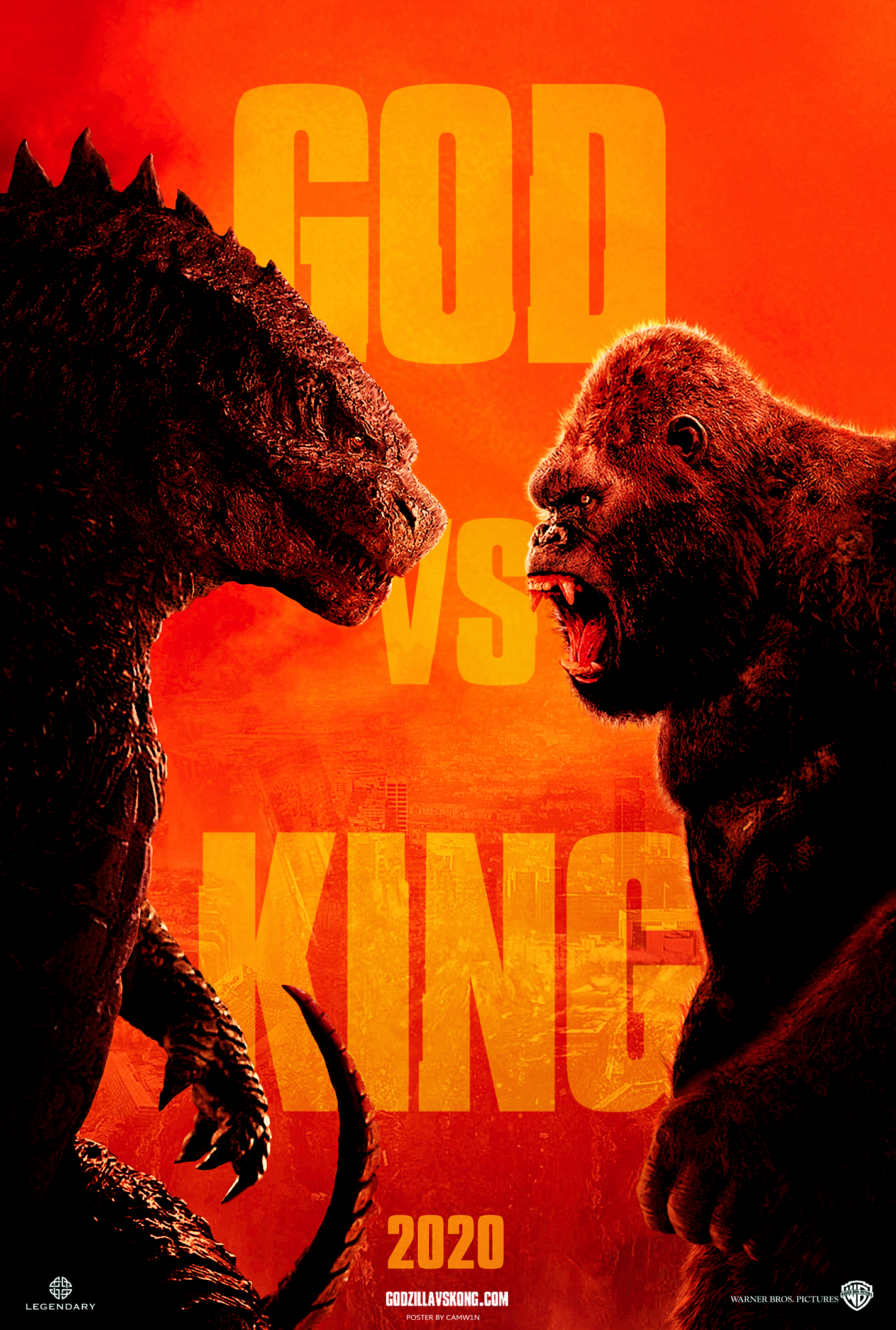 Godzilla Vs. Kong (2020) - Poster 5 by CAMW1N on DeviantArt