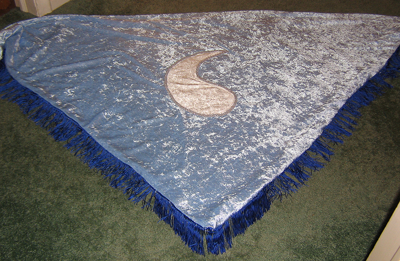 Blue Ajah Aes Sedai shawl