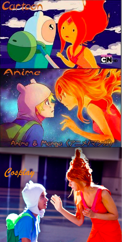 Adventure Time Cartoon To Anime To Cosplay By