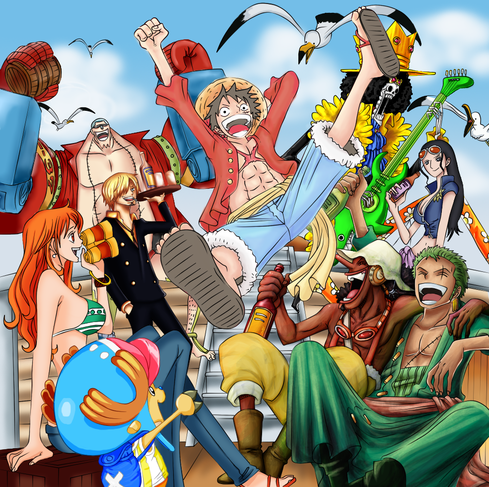 ONE PIECE 17th ANNIVERSARY COLORING COLLAB by AnnaHiwatari on DeviantArt