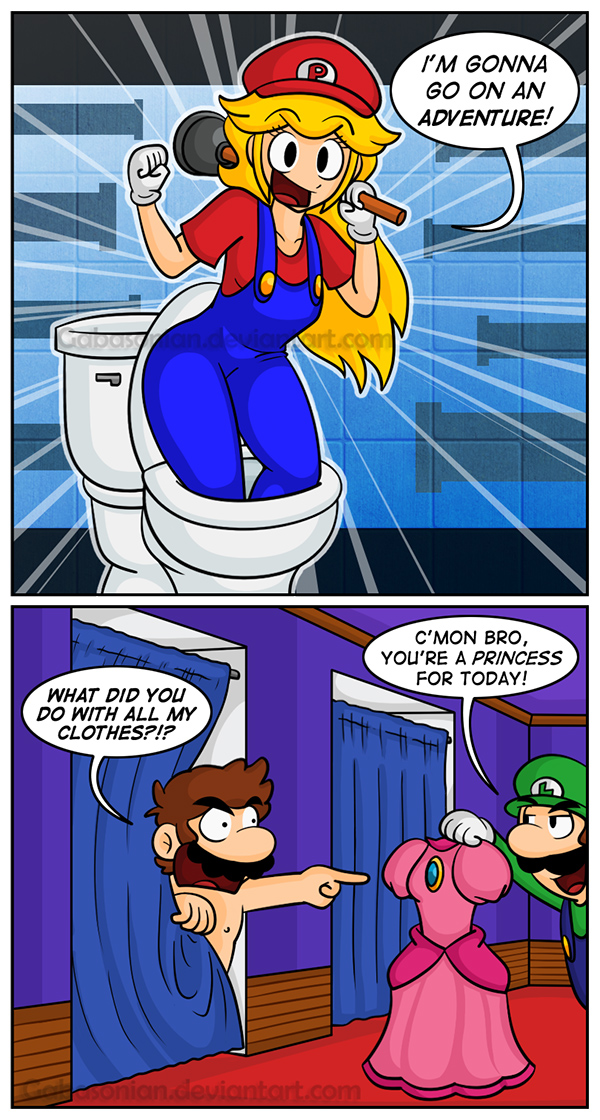 mario toilet