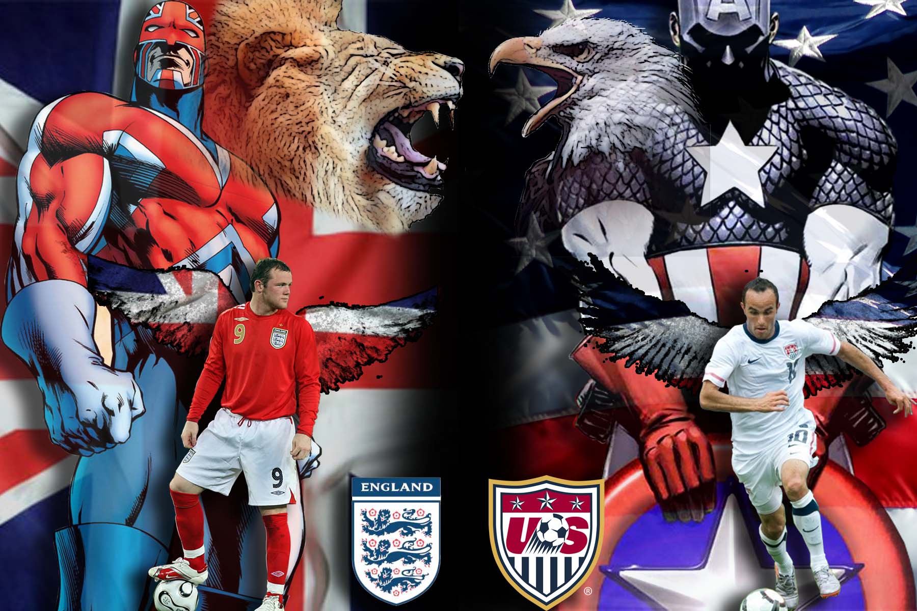 England vs USA by Jallen02 on DeviantArt