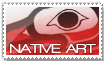 Native Art Stamp by BlueHemlock