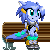 Sapphire sit [custom chat icon]