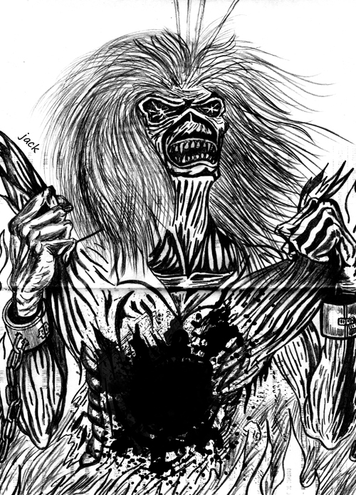 Iron Maiden's mascot Eddie by deadgrinder on DeviantArt