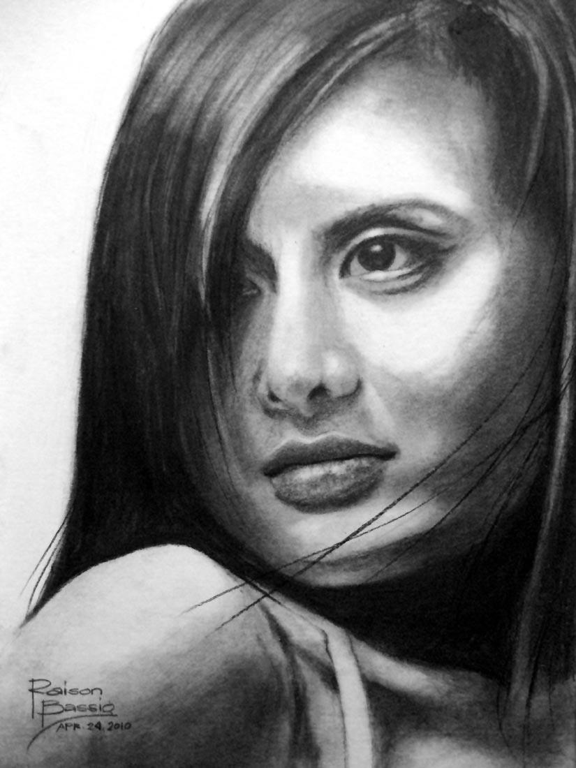 Portrait Sketch of a Lady 6 by raisonjohn on DeviantArt