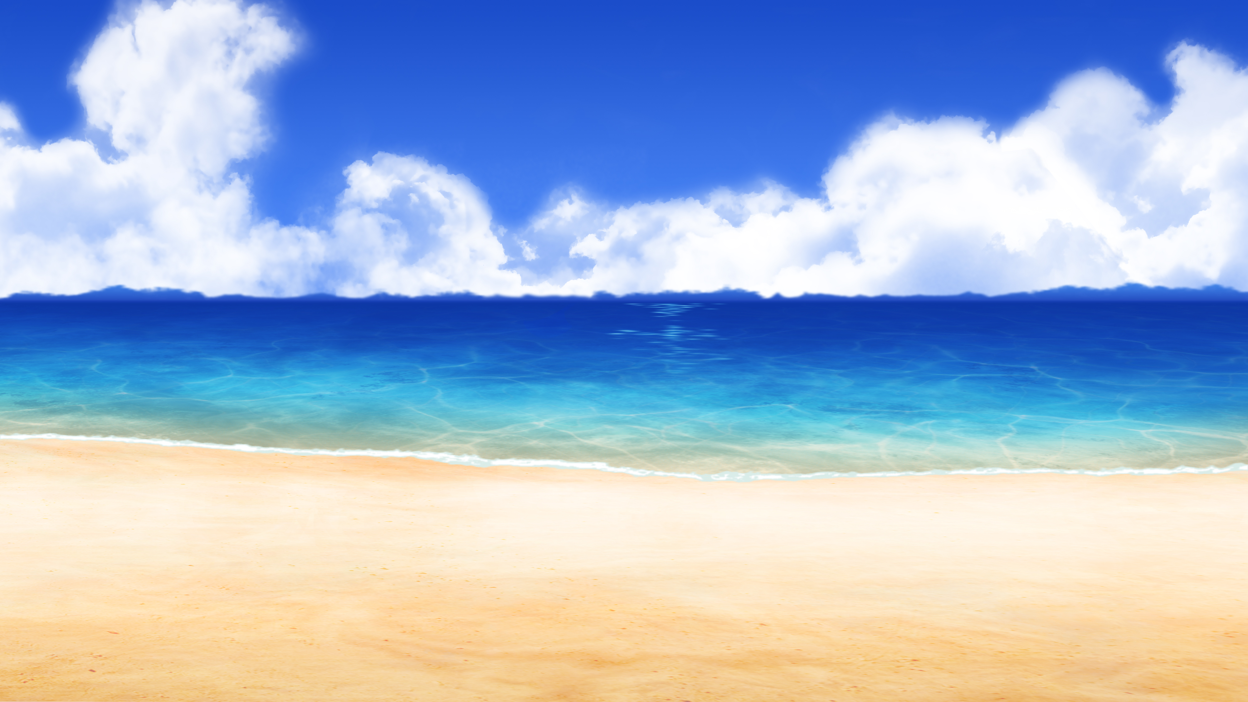 background Anime-styled beach type 10 by akiranyo on DeviantArt