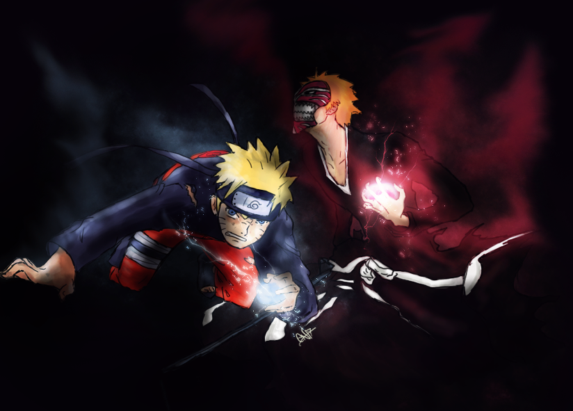 FanArt - Naruto Shippuden VS Bleach by Ena-the-original on DeviantArt