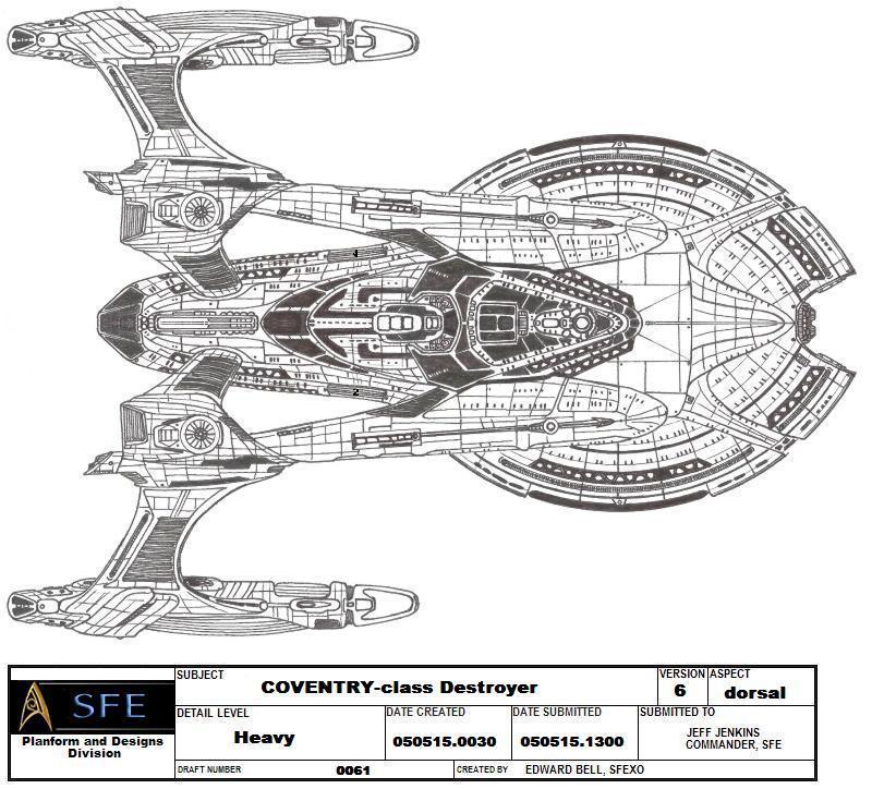 Ships of ASR- UFP- COVENTRY by GhostRider2007 on DeviantArt
