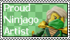 Proud Ninjago artist stamp by Laura10211