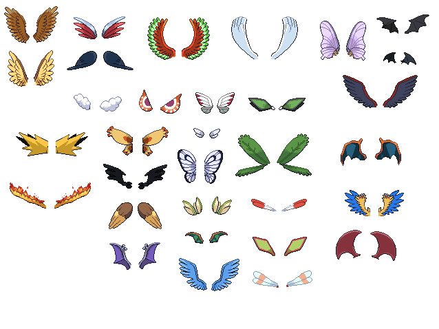 Resultado de imagem para Pokemon wings sprites