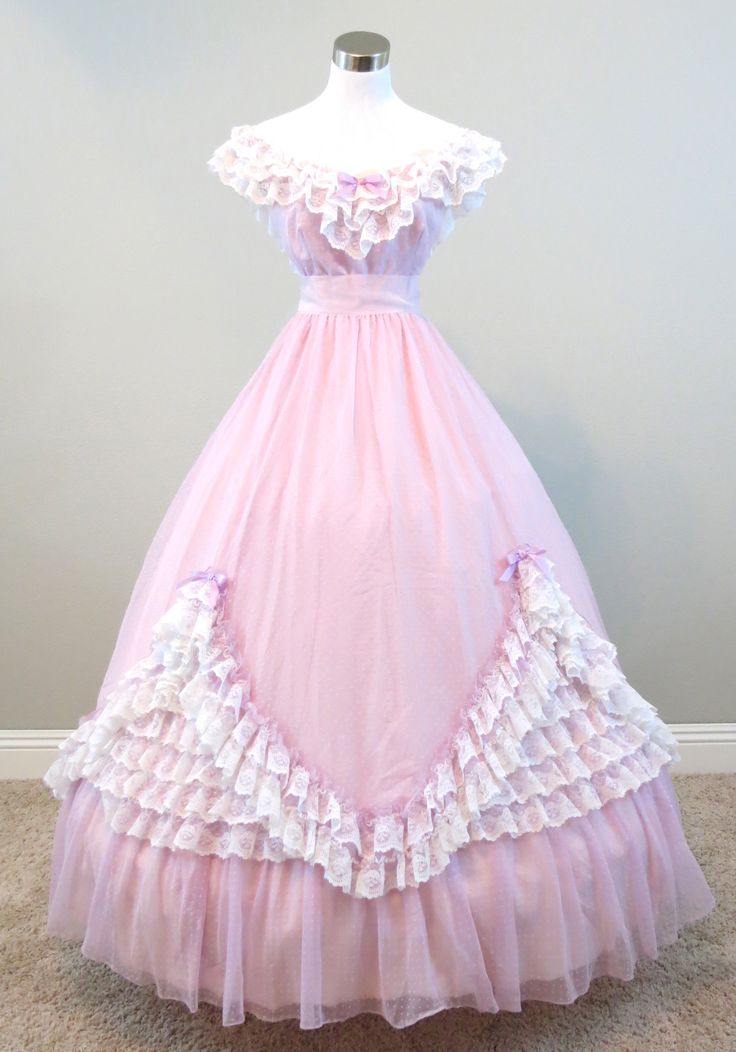 Pink Southern Belle Gown by musiclover1286 on DeviantArt