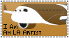 I Am An Living Aircraft Artist Stamp by EchoAllient